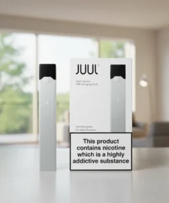 Juul Device Rechargeable Pod with USB Charger (Silver)