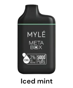 MYLE META BOX ICED MINT 5000 PUFFS 20MG