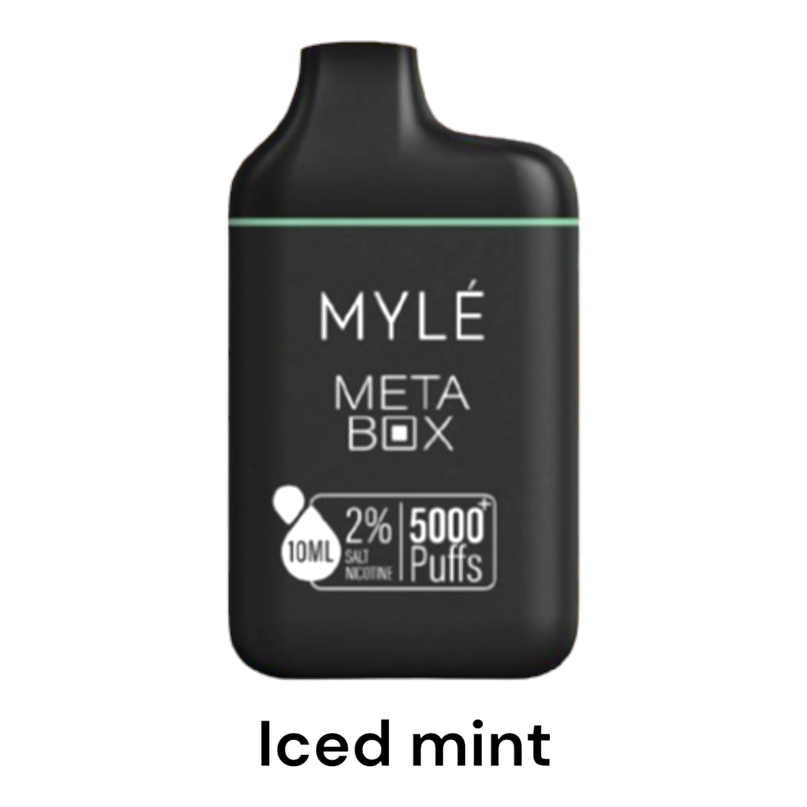 MYLE META BOX ICED MINT 5000 PUFFS 20MG 1 MYLE META BOX ICED MINT 5000 PUFFS 20MG