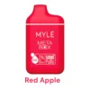 MYLE META BOX RED APPLE 5000 PUFFS 20MG 2 MYLE Meta Box – Red Apple – 5000 puffs 20mg 2 Nicotine – Disposable Vape
