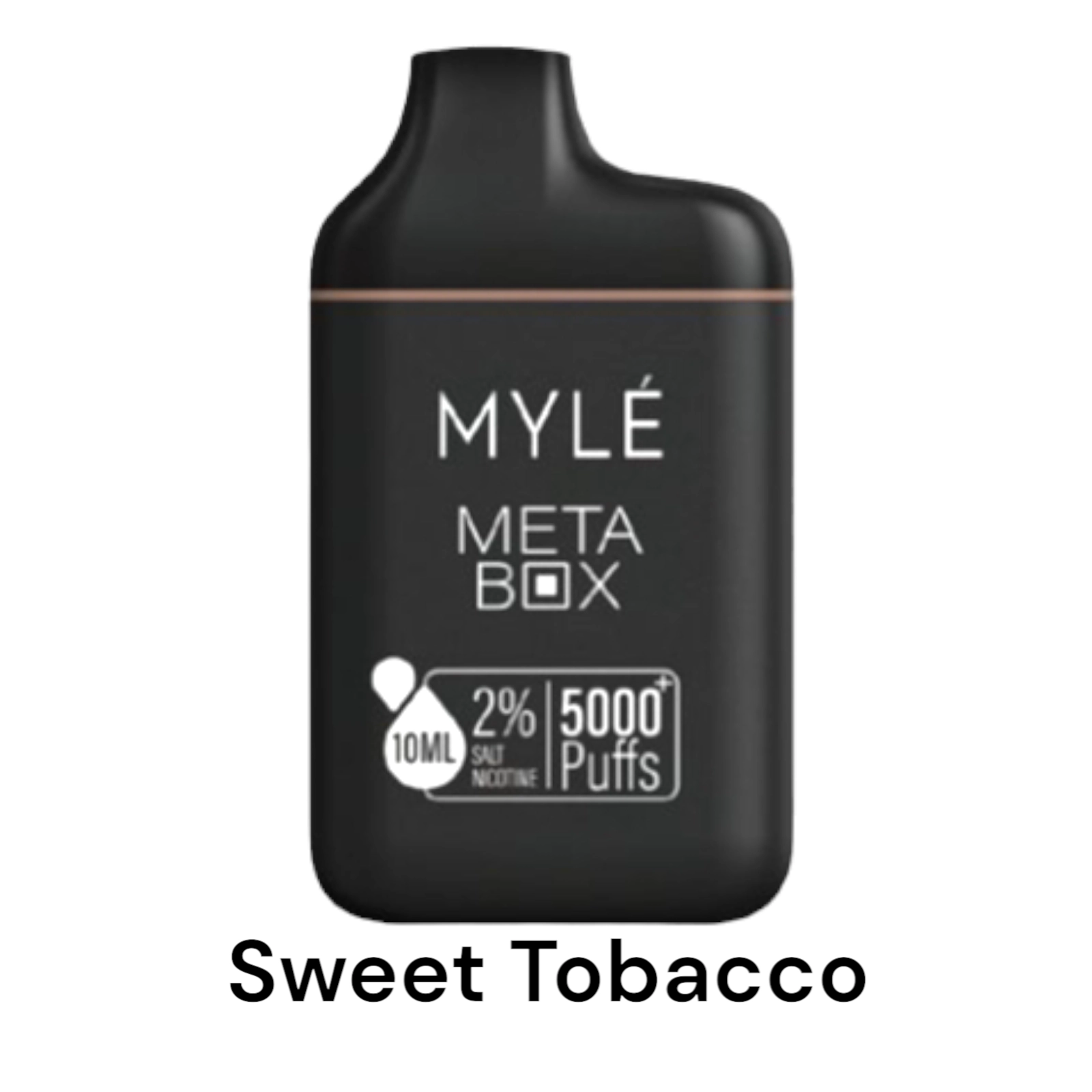 MYLE META BOX SWEET TOBACCO 5000 PUFFS 20MG 1 MYLE META BOX SWEET TOBACCO 5000 PUFFS 20MG