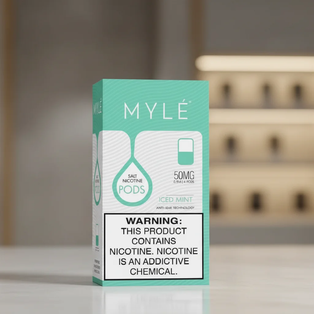 Myle V4 Iced Mint 50mg 1 Myle V4 Iced Mint 50mg
