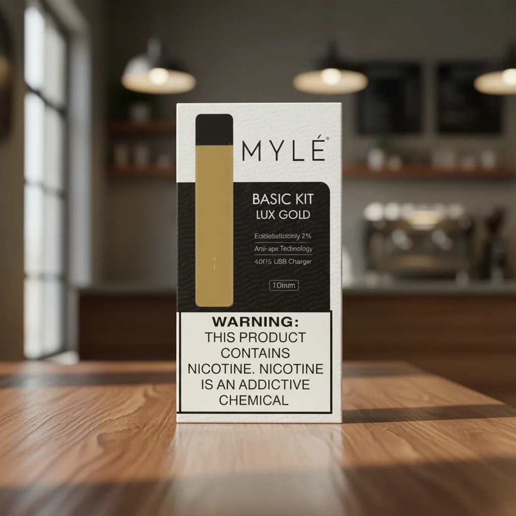 Myle – Lux Gold Rechargeable Vape Device V4 1 Myle – Lux Gold Rechargeable Vape Device V4