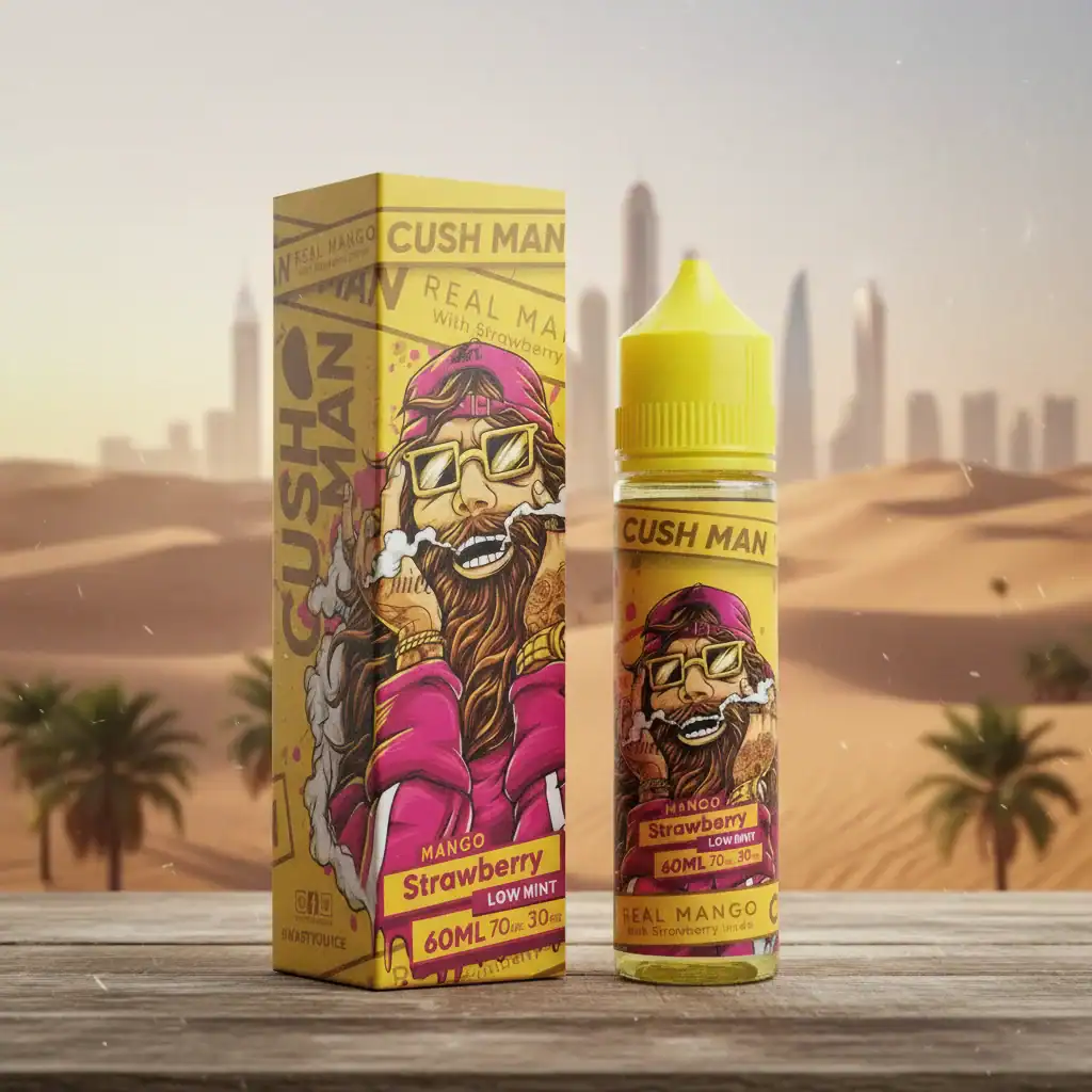 Nasty CushMan Mango Strawberry 60 ml 3mg 1 Nasty CushMan Mango Strawberry 60 ml 3mg