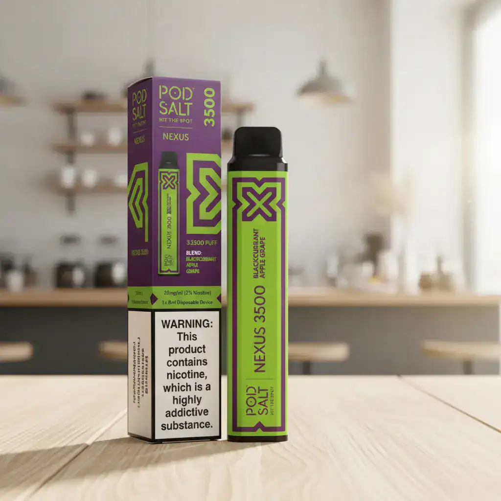 Nexus Blackcurrant Apple Grape 3500 Puffs 2% Nicotine Disposable Vape 1 Nexus Blackcurrant Apple Grape 3500 Puffs 2% Nicotine Disposable Vape