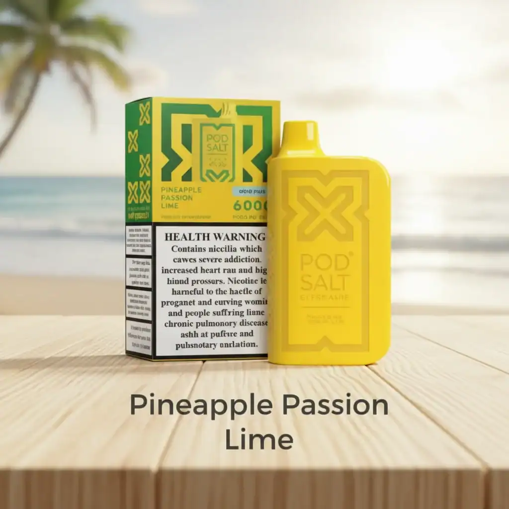 Nexus Pineapple Passion Lime Disposable Vape 2% Nicotine 6000 Puffs 1 Nexus Pineapple Passion Lime Disposable Vape 2% Nicotine 6000 Puffs