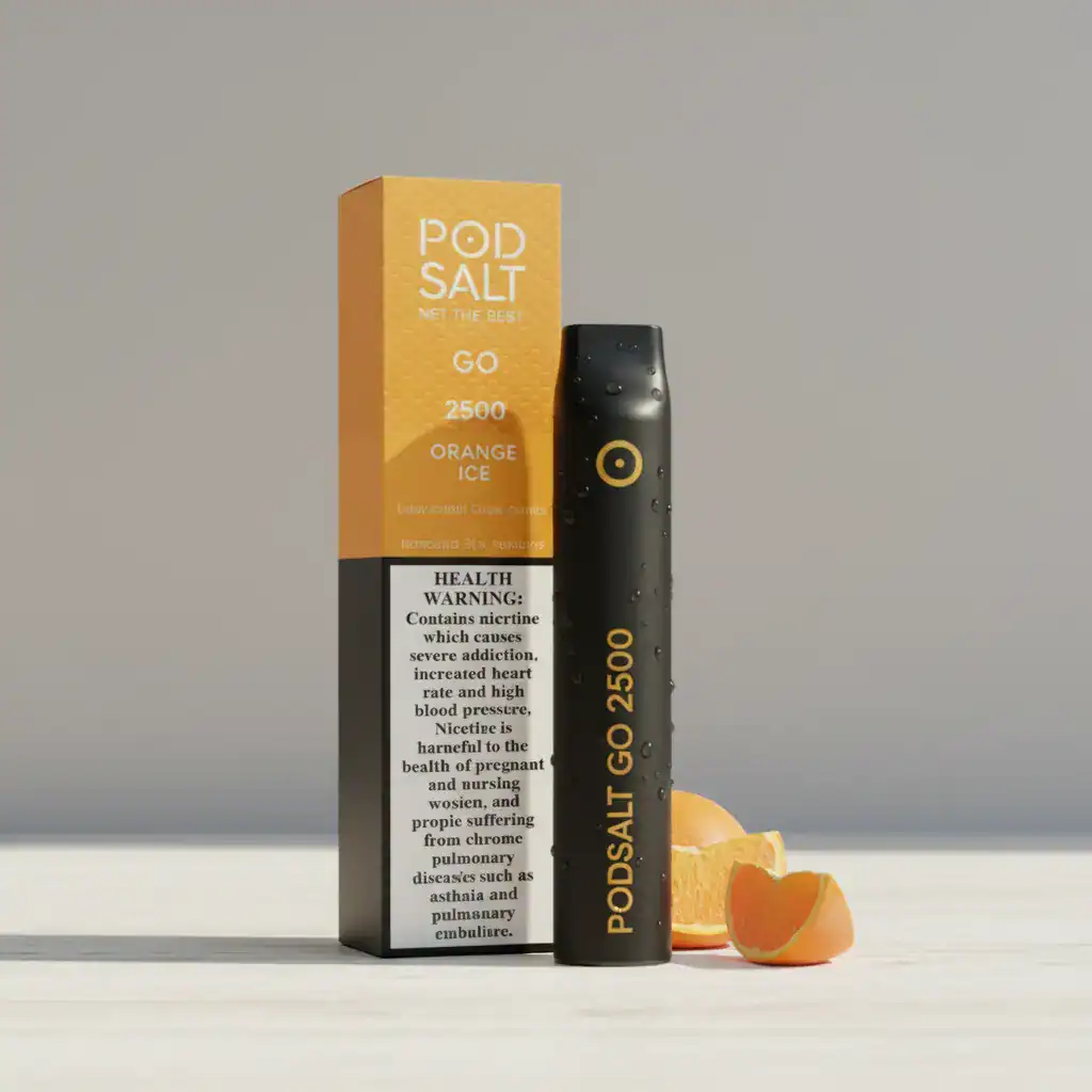 POD SALT GO ORANGE ICE-20MG/ML-2500 PUFFS 1 POD SALT GO ORANGE ICE-20MG/ML-2500 PUFFS