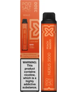 Nexus Peach Mango 3500 Puffs 2% Nicotine Disposable Vape