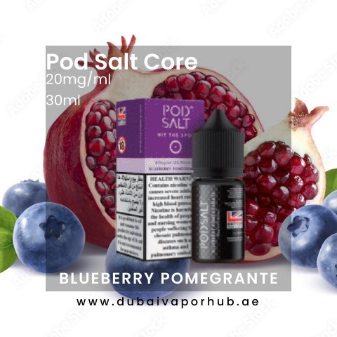 Pod Salt Core Blueberry Pomegrante 2% 20 mg 30 ml 1 Pod Salt Core Blueberry Pomegrante 2% 20 mg 30 ml