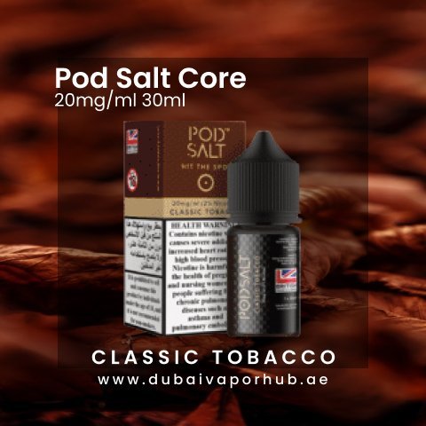 Pod Salt Core Classic Tobacco 2% 20 mg 30 ml 1 Pod Salt Core Classic Tobacco 2% 20 mg 30 ml