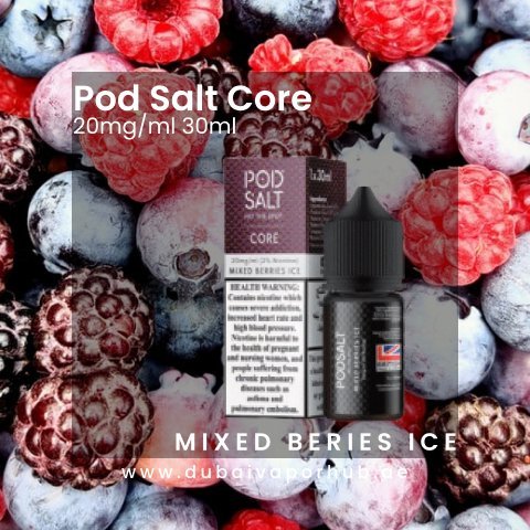 Pod Salt Core Mixed Berries Ice 2% 20 mg 30 ml 1 Pod Salt Core Mixed Berries Ice 2% 20 mg 30 ml
