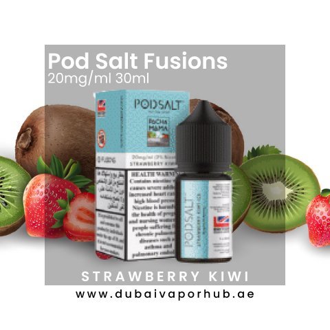 Pod Salt Fusions Strawberry Kiwi 20 mg 30 ml 1 Pod Salt Fusions Strawberry Kiwi 20 mg 30 ml