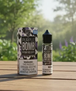 Purple Bomb by VGOD (Iced & Non-Iced) – 60mL (0 mg) – Vape Juice