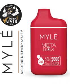 Alternative view of MYLE Meta Box Red Apple 5000 puffs 50mg 5% Nicotine Disposable Vape