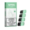 SPRK VAPOR Lemon Mint (Pack of 4) 2 SPRK VAPOR Lemon Mint Pod Pre filled Disposable Pack of 4