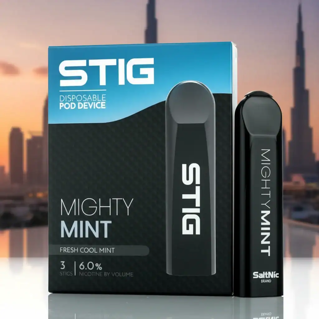 Stig Disposable Mighty Mint VGOD Pod Device 1 Stig Disposable Mighty Mint VGOD Pod Device
