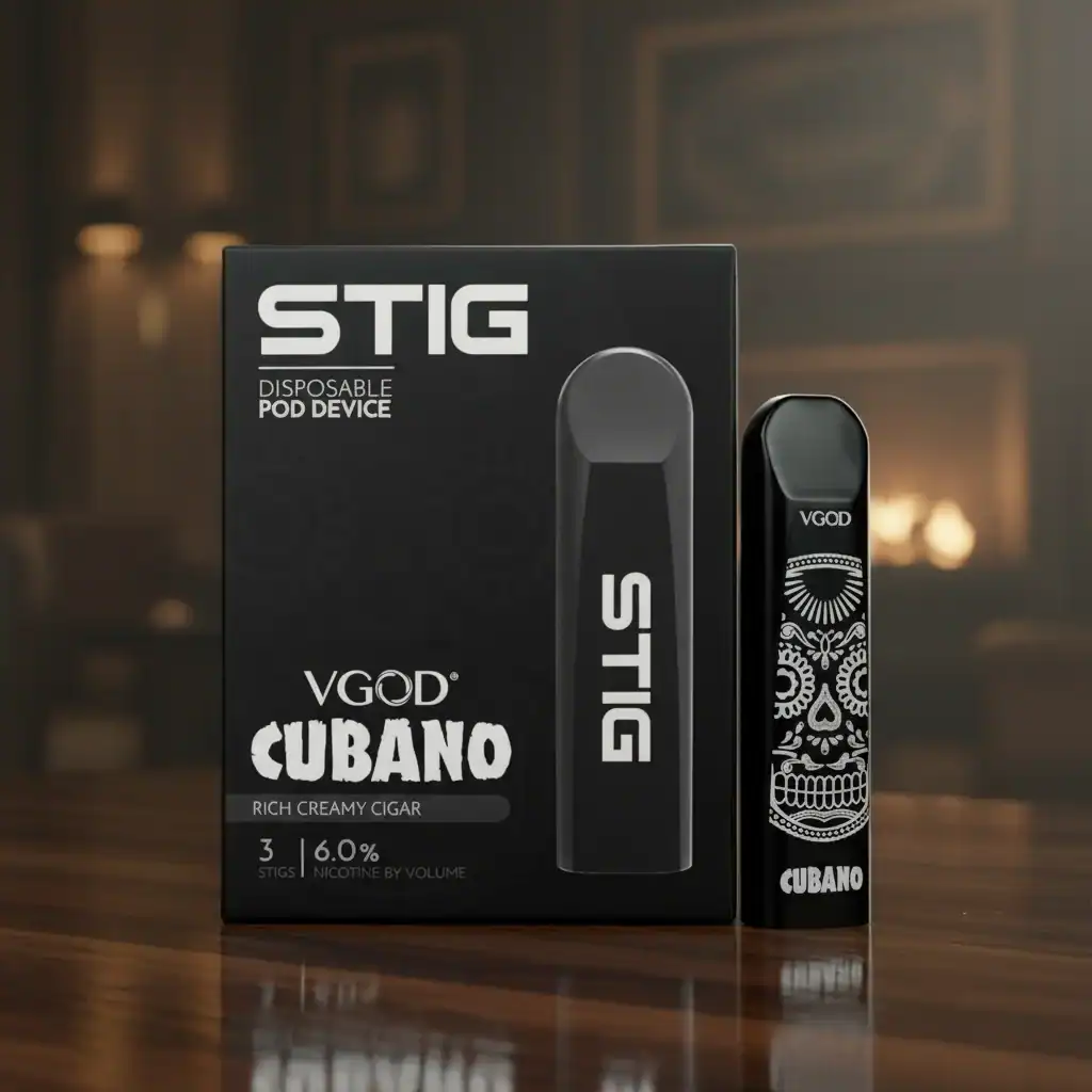 Stig Disposable VGOD Cubano Pod Device 1 Stig Disposable VGOD Cubano Pod Device