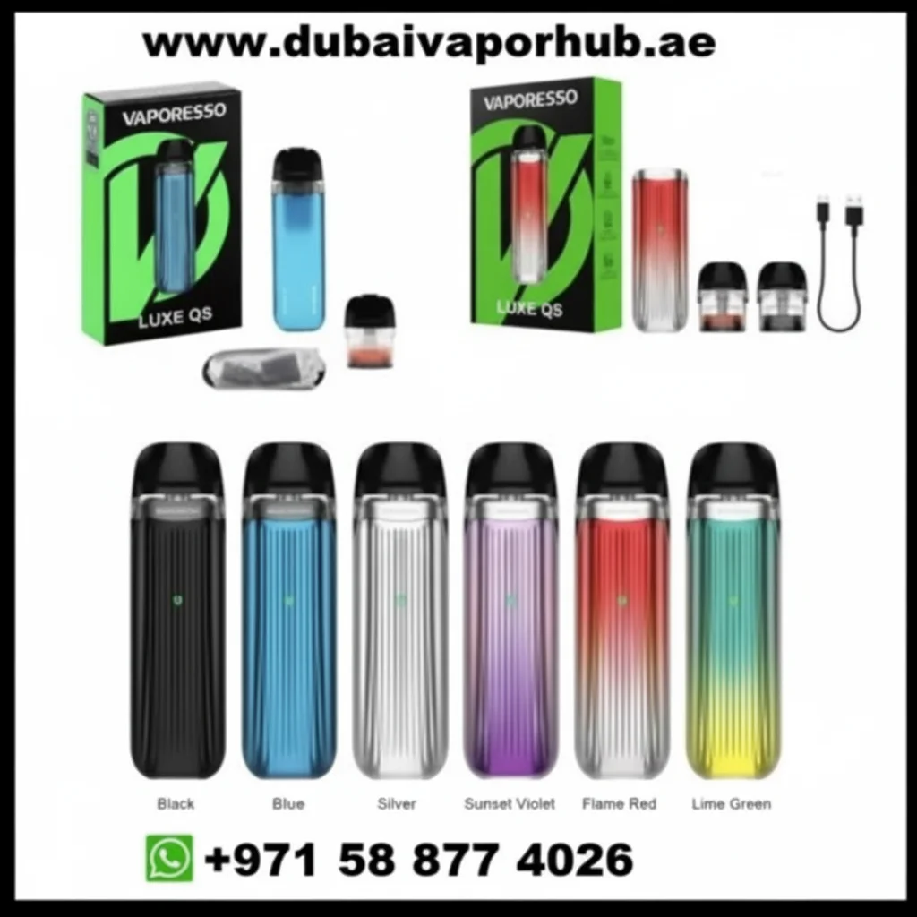 VAPORESSO LUXE QS POD SYSTEM KIT 1000MAH 1 VAPORESSO LUXE QS POD SYSTEM KIT 1000MAH