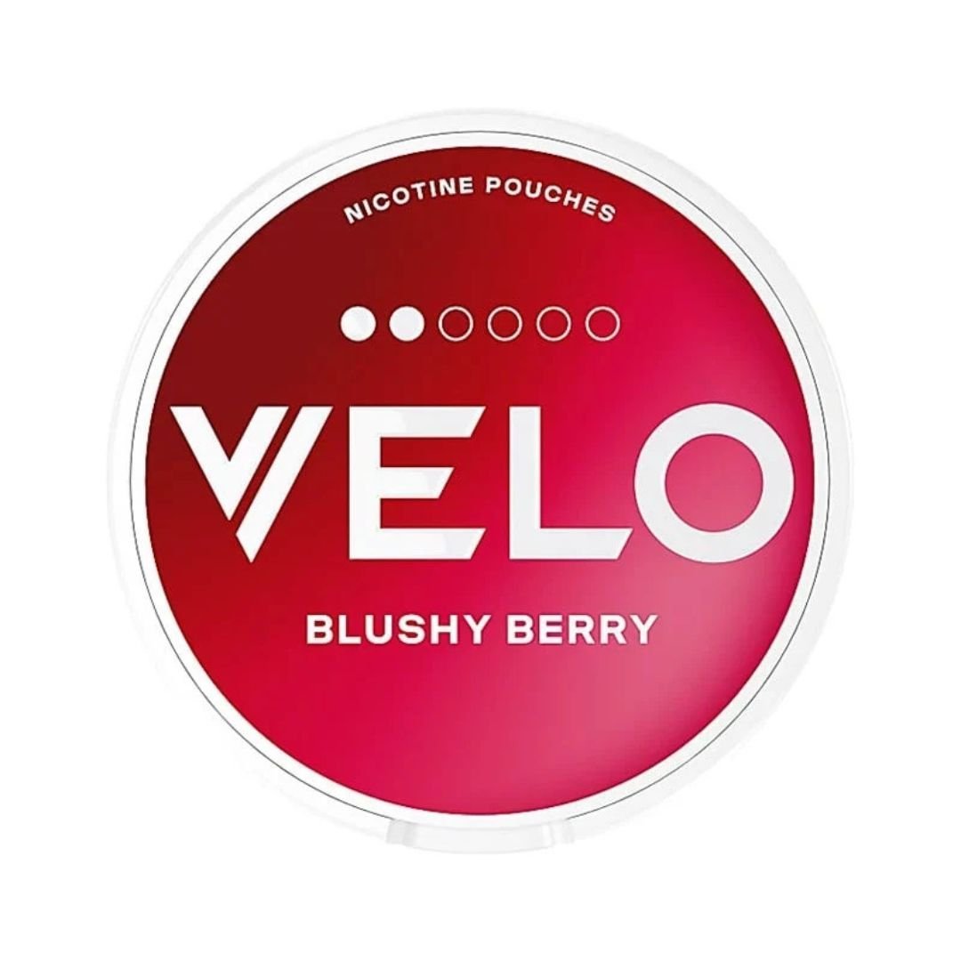 VELO Blushy Berry Nicotine Pouches in UAE 6 MG pack of 20 1 VELO Blushy Berry Nicotine Pouches in UAE 6 MG pack of 20