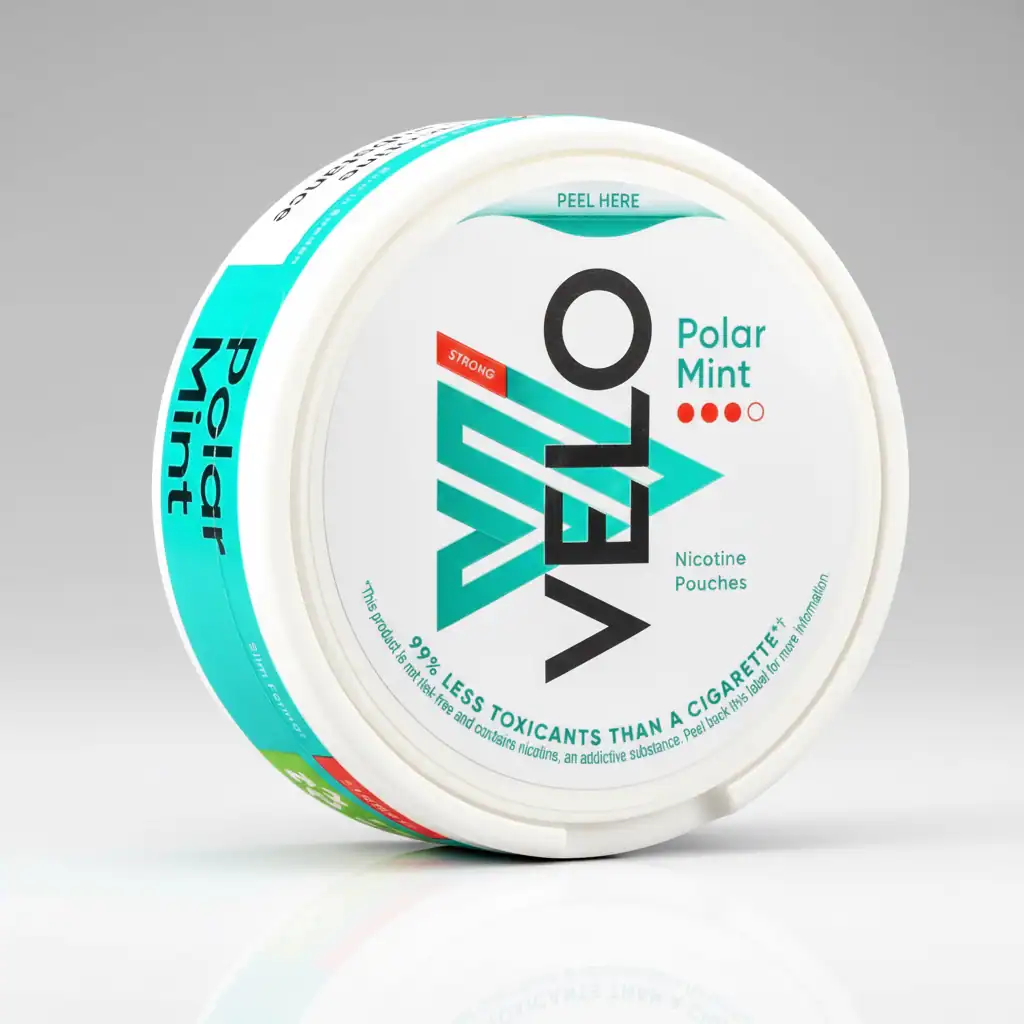 VELO Polar Mint Strong 10mg 20 Nicotine Pouches in Dubai 1 VELO Polar Mint Strong 10mg 20 Nicotine Pouches in Dubai