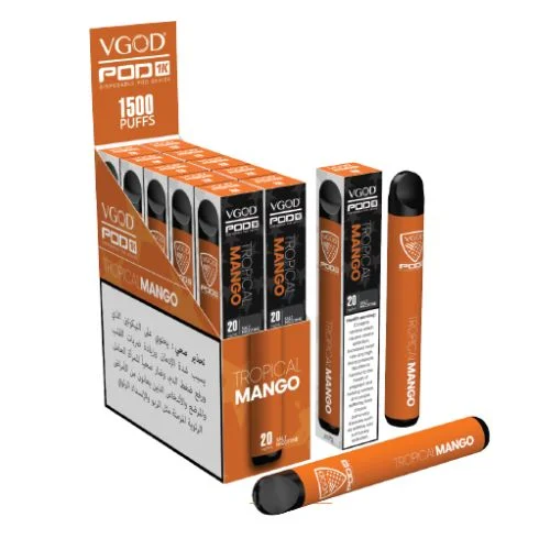 VGOD Pod - Tropical Mango Disposable Device 20mg - 1500 Puffs 1 VGOD Pod - Tropical Mango Disposable Device 20mg - 1500 Puffs