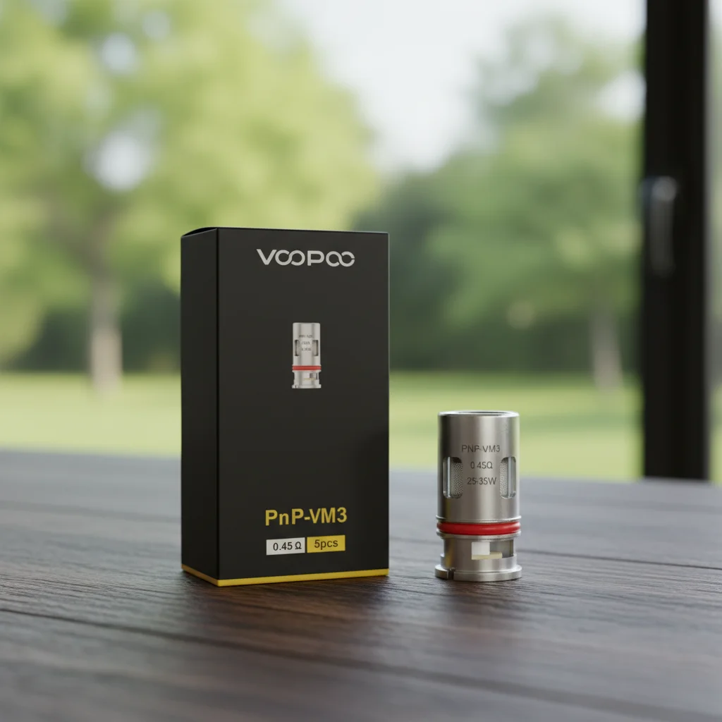 Voopoo PnP VM3 0.45Ω Mesh Coil DTL Vaping, Rich Flavor, Compatible with Drag & Vinci Series 1 Voopoo PnP VM3 0.45Ω Mesh Coil DTL Vaping, Rich Flavor, Compatible with Drag & Vinci Series