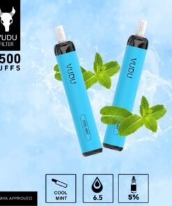 VUDU Filter - Cool Mint Disposable Pod Device (2500 Puffs)