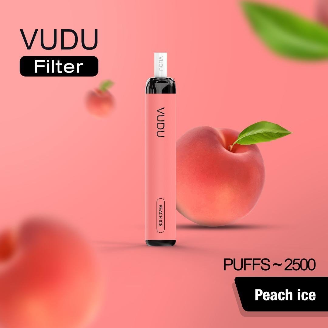 VUDU Filter - Peach Ice Disposable Pod Device (2500 Puffs) 1 VUDU Filter - Peach Ice Disposable Pod Device (2500 Puffs)