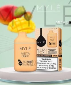 BUY NOW MYLE Meta Box-Malaysian Mango-5000 Puffs, 50mg - Disposable Vape