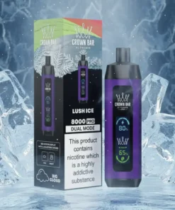 Crown Bar Al Fakher 8000 Puffs – Lush Ice Disposable Vape