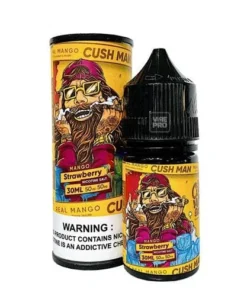 Cush Man Strawberry Nasty Juice Strawberry Mango and Menthol Vape Juice - 35mg & 50mg Nicotine Strength