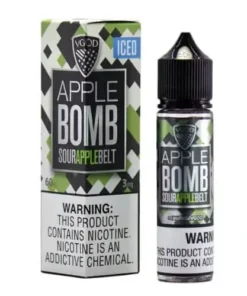 Alternative view of Apple Bomb by VGOD (Iced & Non-Iced) – 60mL (0 mg) – Vape Juice