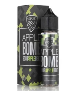 Alternative view of Apple Bomb by VGOD (Iced & Non-Iced) – 60mL (3 mg) – Vape Juice