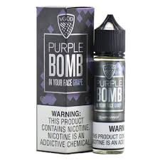 Alternative view of Purple Bomb by VGOD (Iced & Non-Iced) – 60mL (0 mg) – Vape Juice